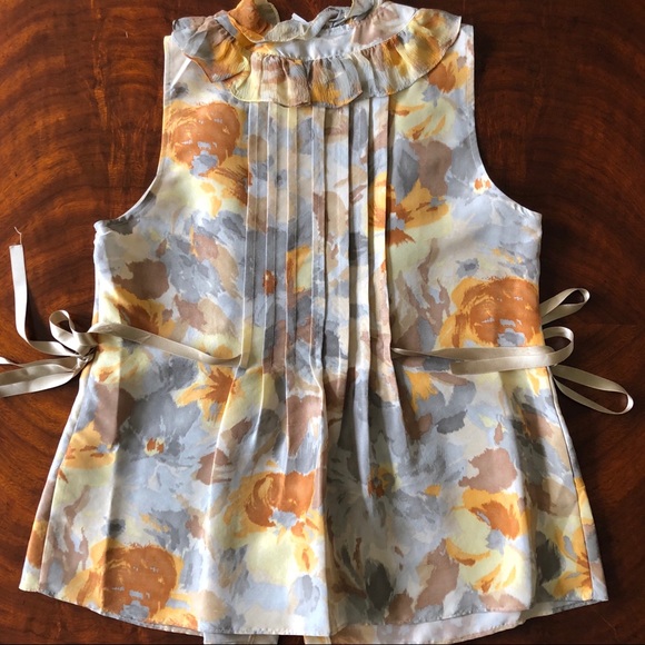 Rebecca Taylor Blouse Size 6 - Picture 3 of 4